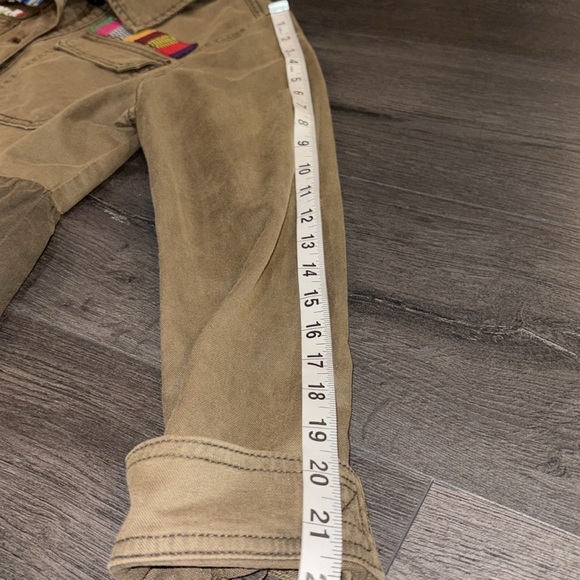 Anthropologie Military Peplem Embroidered/Beaded Jacket Size XSmall Olive Green - Picture 14 of 14